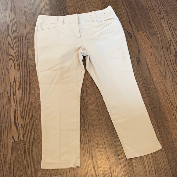 New York & Company Pants - New York and Company Light Khaki Ankle Pants